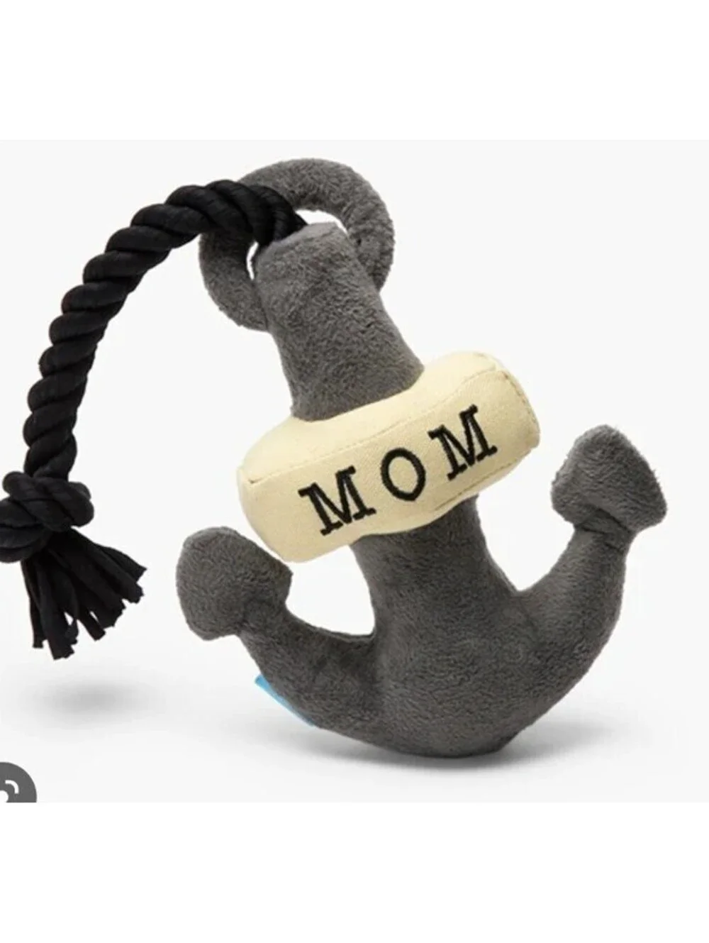 BARK BARKBEARS TREASURE:A PIRATES TAIL ANCHORS AWAY MOM DAD SQUEAKY ROPE DOG TOY
